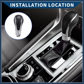 INFINAUTO Automatic Gear Shift Knob for Buick Regal 2009-2013 / Front Automotive Gearbox Stick Shifter Lever Knob/Durable Plastic / 1 Pcs Black Stylish Design