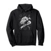 Scavenger Skeleton Head Carrion Vulture Animal Skull Vulture Pullover Hoodie