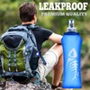 TOATELU Pack of 3 500 ml Foldable Water Bottle, Soft