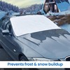 ASAB Magnetic Car Windscreen Cover with Pouch Universal Anti Frost