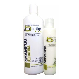 Labonté Shampoo De Keratina Y Colageno 1lt La Bonté + Keratina 240ml