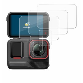 BROTECT Protective Glass for Insta360 Ace Pro 2 (Pack of 3) Protective Film Tempered Glass [Extremely Scratch-Resistant 9H, Anti-Fingerprint, Ultra Transparent]