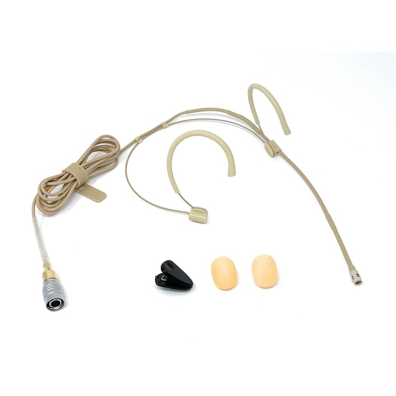 J&P Beige Headset Microphone Omnidirectiona