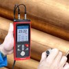 Non-Destructive Ultrasonic Thickness Gauge with Alarm Data Storage and PC