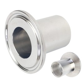 LOZOME 3/4" NPT Sanitary Female Threaded Pipe Fitting to 1.5" Tri Clamp OD 50.5mm Ferrule Flange