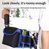 Multi-pocket tool pouch, magnetic wristband & screw positioning bit holder