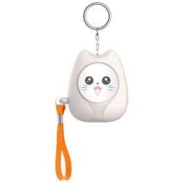Birdie Personal Safety Alarm- Self Defense Keychain Loud Sirens, Bird Chirping, Flashing SOS LED Lights , Keychain Flashlight,H8 Birdie Alarm for Women (White)