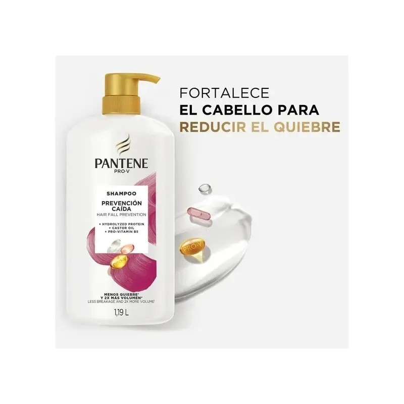 Shampoo Pantene Pro-v Prevención Caída 1.19 L