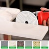 4 Inch Diamond Polishing Pads with 5/8’’-11 Backer Pad, 12PCS