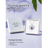 Zeuslia S925 Silver Women's Necklace, I Love You Always and