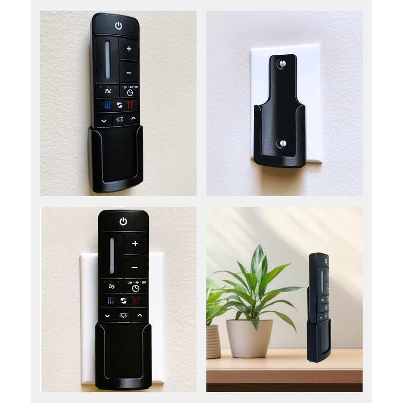 Makesus Ceiling Fan Remote Holder Wall Mount for Home Decorators