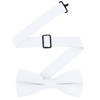 White Low Cut Satin Backless Tuxedo Vest & Bow Tie