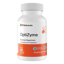 Enzimas Digestivas Inulina Optizyme Capsulas Sabor Nutravia