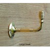 Castelion® Elegant Brass Beehive Coat Hook (Large Beehive Hook)