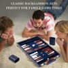 Backgammon Set for 2 Players, 11 Inch Backgammon Case with