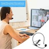2pcs Microphone Headset Mic, 3.5mm Connector Jack Headset Microphone with