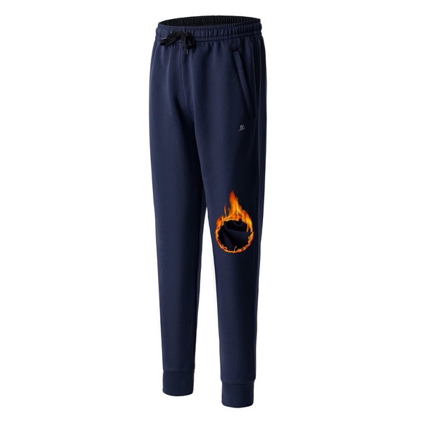 DEVOROPA Youth Boys Joggers Fleece Lined Water Resistant Tapered Sweatpants