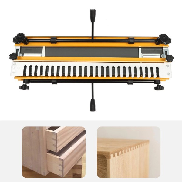 CNCEST 24" Dovetail Jig Tool, Machine Dovetail Router Woodworking Parts