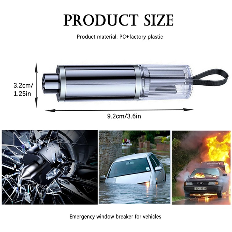 Window Breaker Seatbelt Cutter Hammerdex Car Automotive Emergency Escape Survival