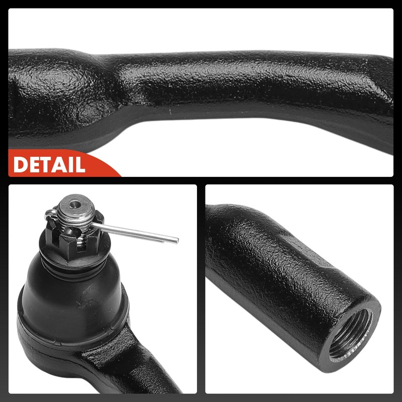 A-Premium 2 x Front Outer Tie Rod Ends, Compatible with