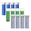 CSL Rollers Compatible with Emjoi Pedi Extreme Coarse/Extra/Coarse Refill Mixed 12 Pack (DO NOT FIT The EMJOI Mini AS Photo 2 Shows)