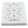 TAOXIBEI Baroque Polymer Clay Mold Baroque Scroll Relief Silicone Molds