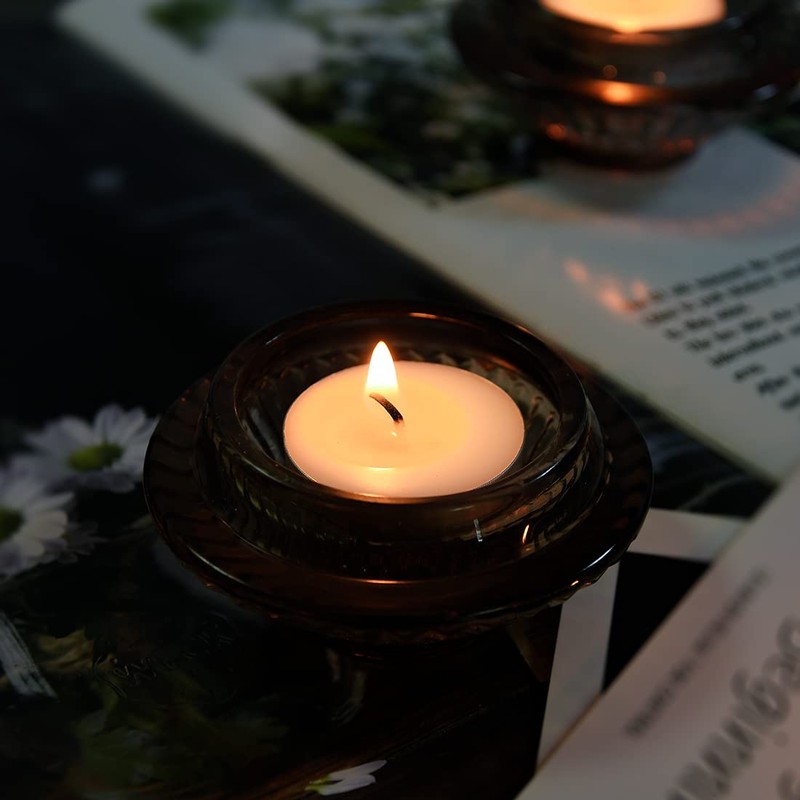 DEYBBY Natural Soy Wax Tealight Candles Bulk,100 Pack UnScented Tea