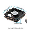 EMSea Ventola di raffreddamento 9DVNN DASA0820R2U 80 x 80 x