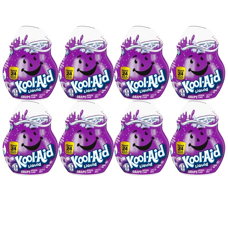 Kool-Aid Grape Liquid Drink Mix, Caffeine Free, 1.62 fl oz