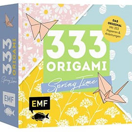 333 Origami – Spring Time – Zauberschöne Papiere falten für Frühling & Ostern: Das Original – Mit Anleitungen und 333 feinen Papieren – Hochwertiges ... wunderschönen Motiven für Frühling und Ostern