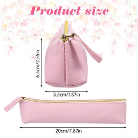 Classicseali 4pcs Tampon Holder, Mini Makeup Bag, with Metal Zipper, Portable Makeup Bag Small, Suitable for Women and Girls to Store Tampons and Coins, Make-Up Brushes, Cosmetics