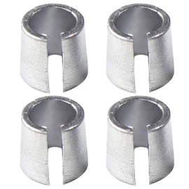 DUSCOKE Car Battery Post Shims, Pure Lead Anode Cathode Terminal Converter Adaptor, Positive & Negative Battery Terminal Post Sleeves, Universal Car Accessories for Most Vehicles (4PCS)