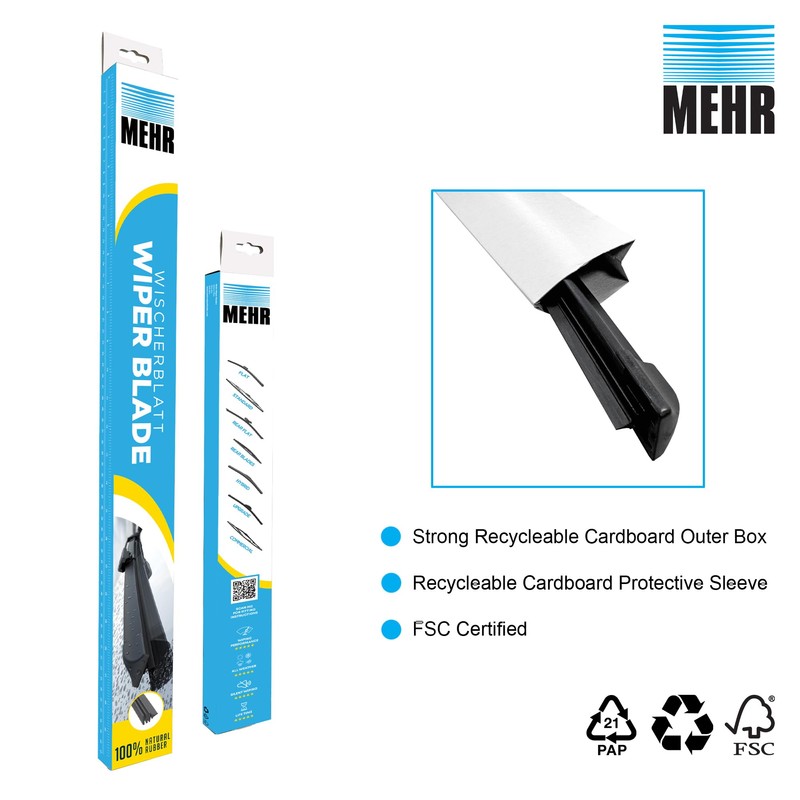 Mehr Wiper Blade Flat Front Kit Fits: Ford Focus 1.6