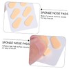 Baluue 120pairs Anti-skid Eyeglass Nose Pads Durable Sponge Nose Cushions