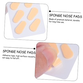 Baluue 120pairs Anti-skid Eyeglass Nose Pads Durable Sponge Nose Cushions for Comfort for Glasses Frames Replacement