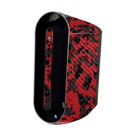 MightySkins Carbon Fiber Skin Compatible With Alienware Aurora R11 Gaming Desktop - Red Modern Camo | Protective Durable Textured Carbon Fiber Finish | Easy To Apply and Change Style | Made in the USA