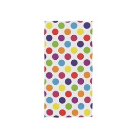 senya Colorful Polka Dot On White Hand Towel Ultra Soft Luxury Towels for Bathroom 30"x15"