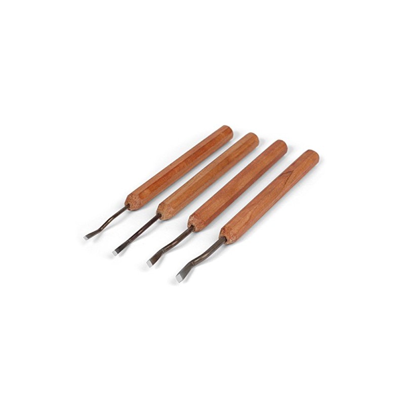 OKEPS Hxeredue YuanKanJu Dockyard Micro Carving Chisels, with Dogleg Chisel