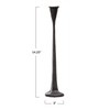 Creative Co-Op Cast Metal Taper Holder, Black