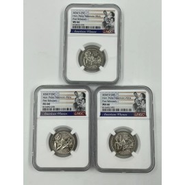 FIRST RELEASES!  2024 PDS PATSY TAKEMOTO AMERICAN WOMEN P D S AWQ NGC MS66