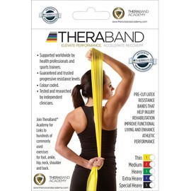 TheraBand Resistance Band Thin Yellow Single