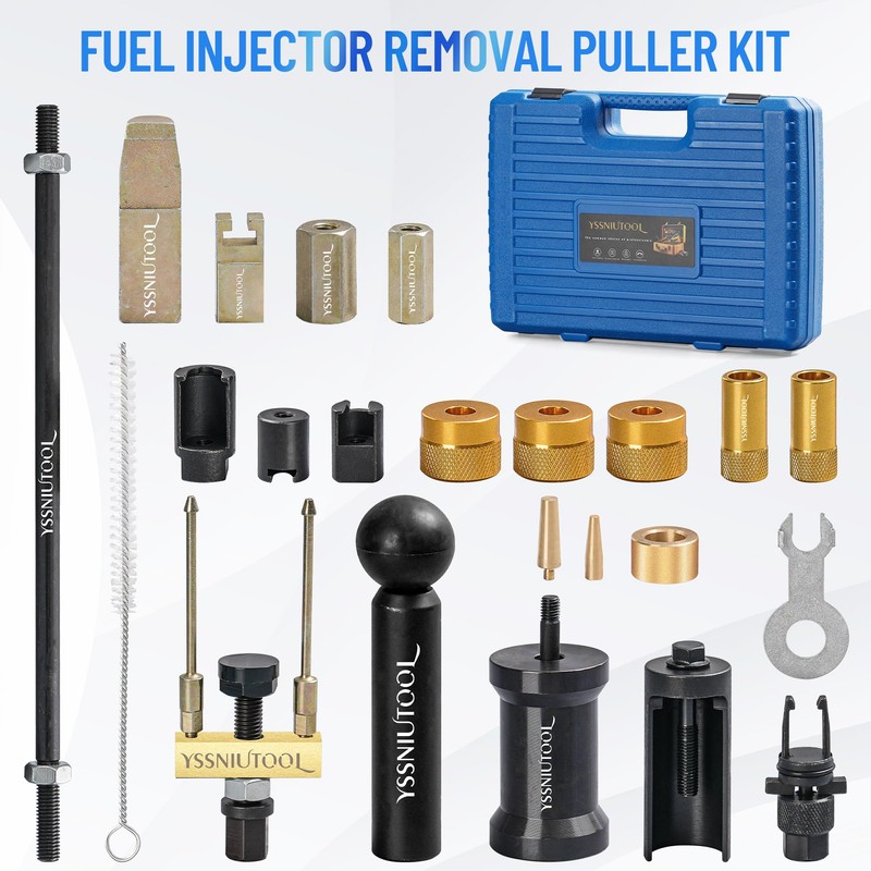 Fuel Injector Removal Puller Kit Injector Seal Install Tool Compatible