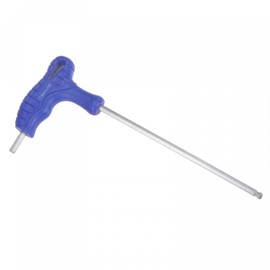 TOP-VIGOR 1Pcs 5mm Ball End Hex Key, T-Handle Hexagon Wrench Spanner, Metric CR-V Steel Allen Key Hand Tools for Repair and Maintenance