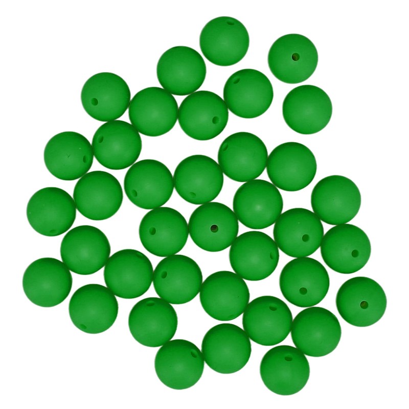 105pcs 15mm Silicone Beads Bulk Round Silicone Beads Loose Beads