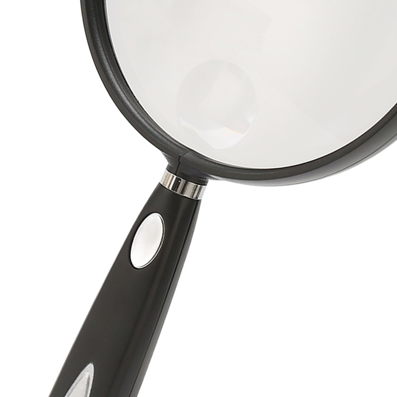 Handheld Magnifying Glass 2X 4X Handheld Reading Magnifier Skid Resistance