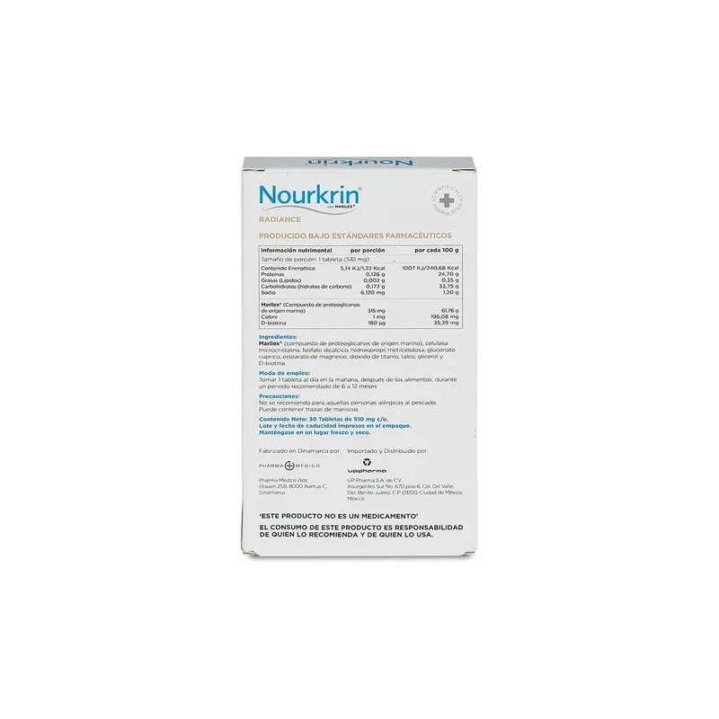 Nourkrin Radiance 30 Tabletas | Anticanas Natural