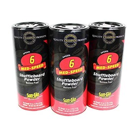 Sun-Glo Shuffleboard Powder Speed #6-3 Pack/Cans (6 Pack)