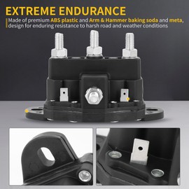 Dokili Dual-Polarity Reversing Solenoid 118246 with Silver/Bronze Alloy Posts for L!ppert Keyst0ne Hydraulic Leveling Systems and RV Slide-Outs