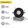 KnLnny Ware Black Gimbal Recessed Lighting 4 Inch 6 Pack,