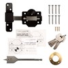 GATEMATE 2”(50mm) Single Locking Premium Long Throw Lock, High Security